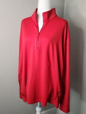 Callaway Red WeatherSeries Half-Zip Pullover Golf XL
